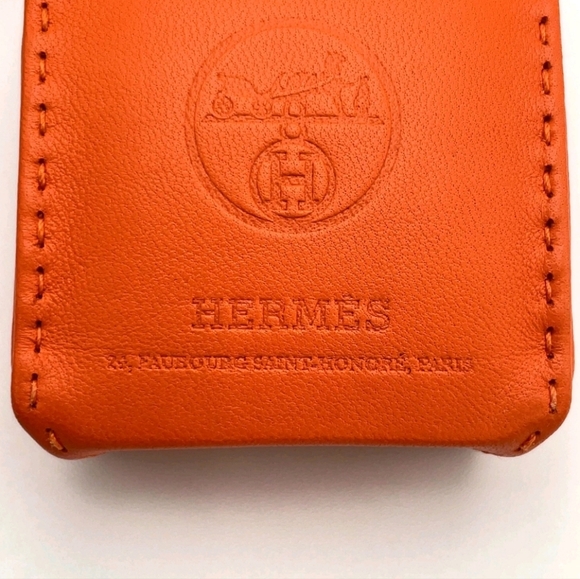 🔥 Hermès Sac Anjou Milo Shopper Bag Orange Y Engraved Bag Charm + Wrapping - Picture 13 of 16